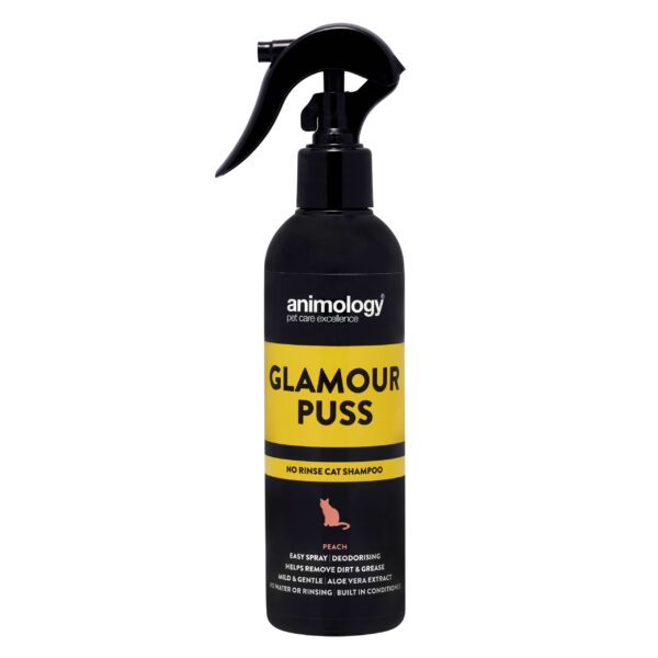 Animology Glamour Puss No Rinse Cat Shampoo 250ml | Peach