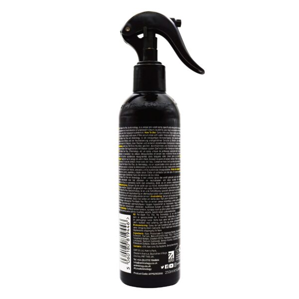 AFPS250AX6AnimologyPre-WashFoxPooSpray250mlReverse-scaled-1.jpg Animology Pre-wash Fox Poo Deodorising Dog Spray 250ml