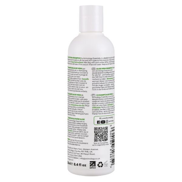 AnimologyEssentialsAloeVeraShampoo250ml_Back-scaled-1.jpg Animology Essentials Aloe Vera Shampoo 250ml