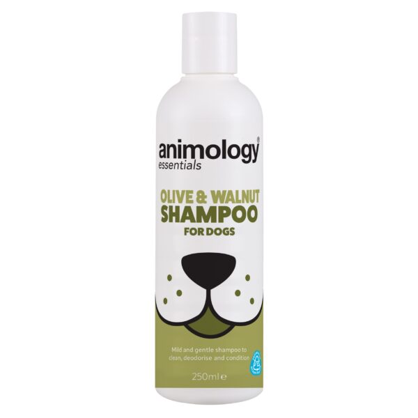 AnimologyEssentialsOlive_WalnutShampoo250ml_Front-scaled-1.jpg Animology Essentials Olive & Walnut Shampoo 250ml