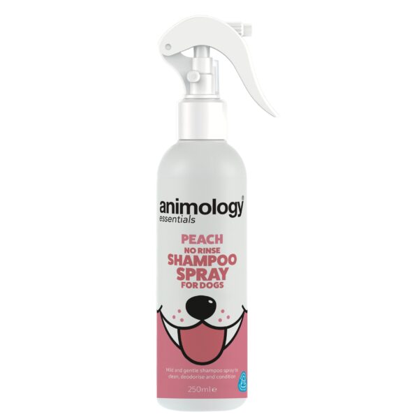 AnimologyEssentialsPeachShampooSpray-scaled-1.jpg Animology Essentials Peach No Rinse Shampoo Spray 250ml