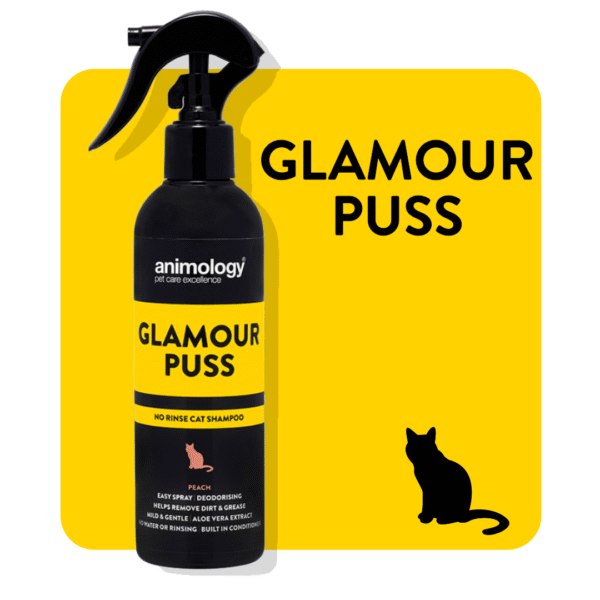 Animology Glamour Puss No Rinse Cat Shampoo 250ml | Peach