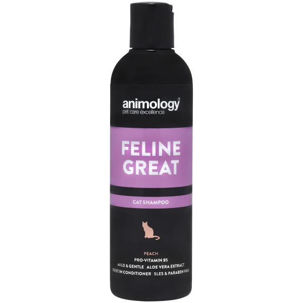 Feline great cat shampoo peach 250ml Animology Feline Great Cat Shampoo 250ml | Peach