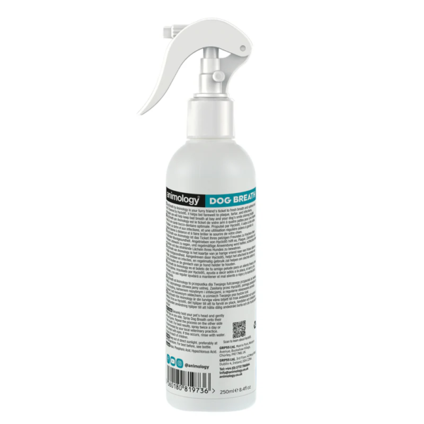 AnimologyDogBreathSpray_Back Animology Dog Breath Dental Spray, 250ml