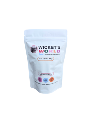 Wicket’s World Freeze-Dried Raw Meat Toppers – Lamb & Chicken (100g)